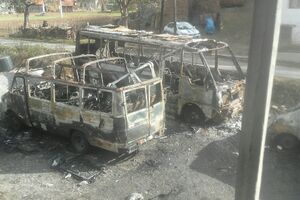 Andrijevica: Izgorjela vozila u vlasništvu RK Berane 2003