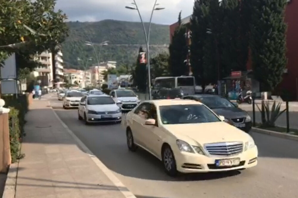 budva taksisti, Foto: Screenshot (video)