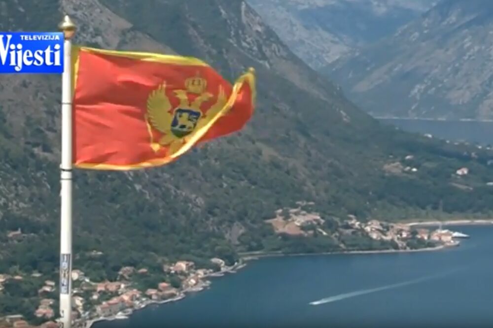 Crna Gora, zastava, Foto: Screenshot(TvVijesti)