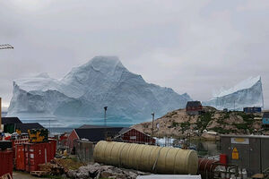Pogledajte: Ogromni ledeni brijeg prijeti grenlandskom selu, 169...