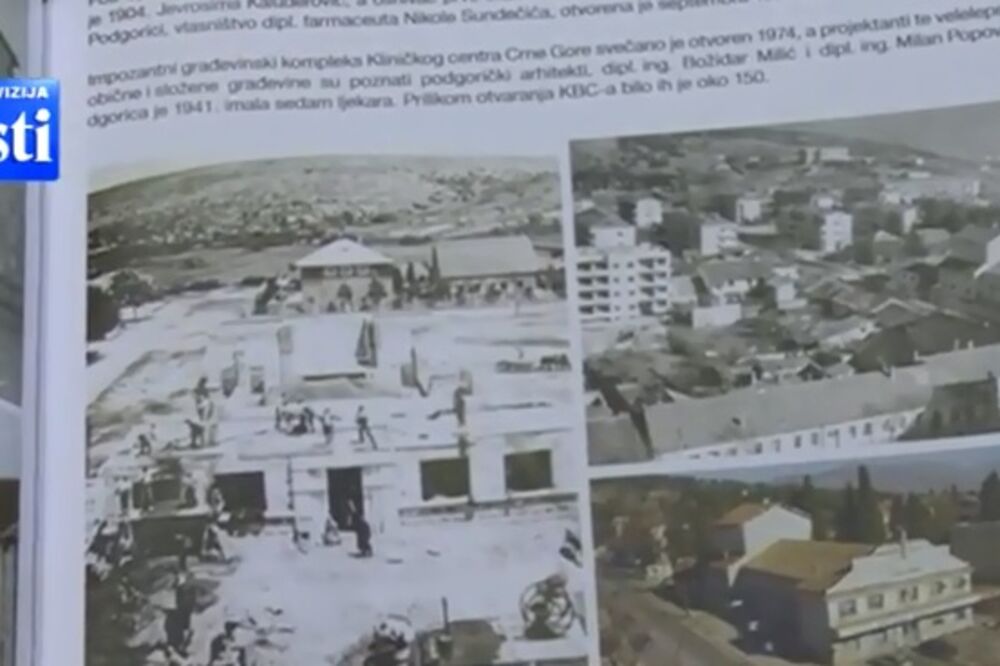 Podgorica u zagrljaju vjekova, monografija, Foto: Screenshot (TV Vijesti)