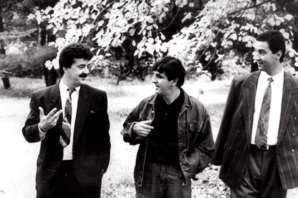 Milo Đukanović, Sveto Marović, Momir Bulatović, Foto: Tomislav Peternek
