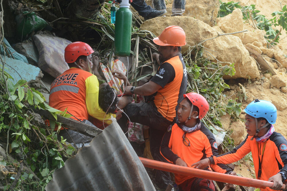 Filipini, spasioci, klizište, Foto: Reuters