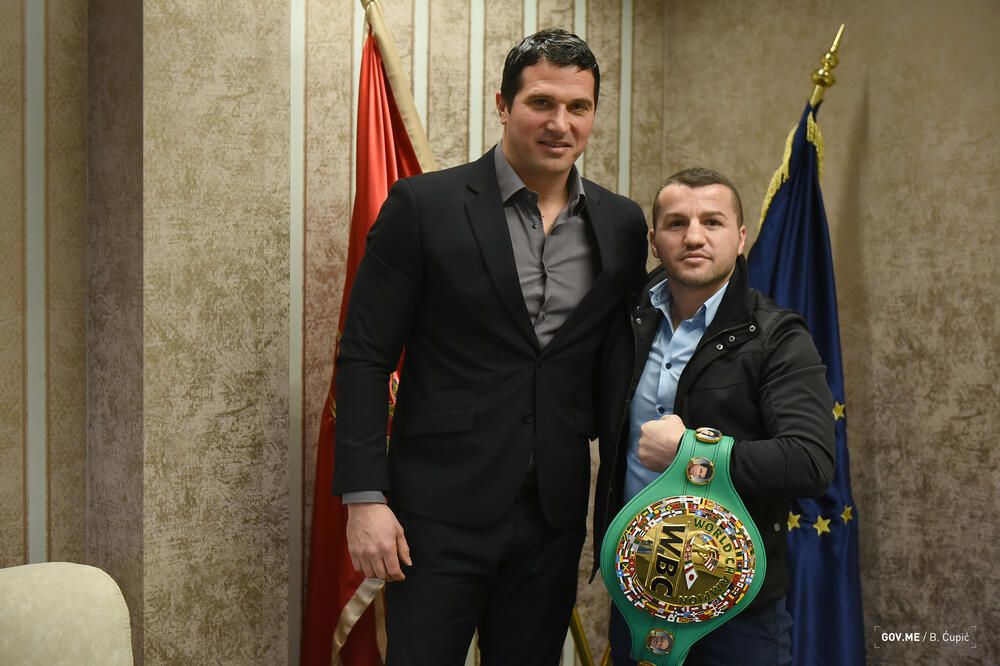 Ministar sporta Nikola Janović i Dejan Zlatičanin, Foto: BOJANA ĆUPIĆ