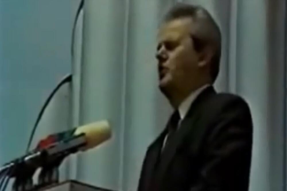 Slobodan Milošević, Gazimestan, Foto: Screenshot (YouTube)