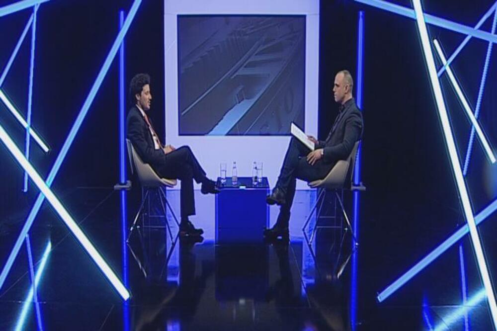 Načisto Dritan Abazović, Foto: Screenshot (TV Vijesti)
