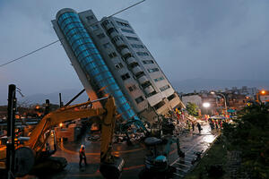 Novi snažan zemljotres pogodio Tajvan