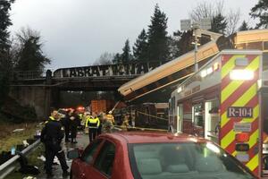 Zvaničnici: Troje poginulih u željezničkoj nesreći kod Sijetla