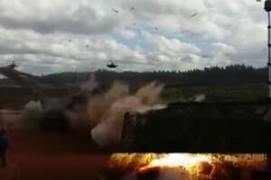 Ruski helikopter slučajno ispalio projektil: Eksplozija na...