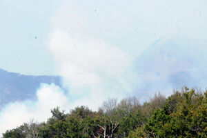 NPCG: Opet požar u NP Lovćen, vatra prijeti zoni Konjsko