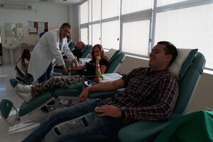 Odbor Glavog grada PzP dobrovoljno dao krv