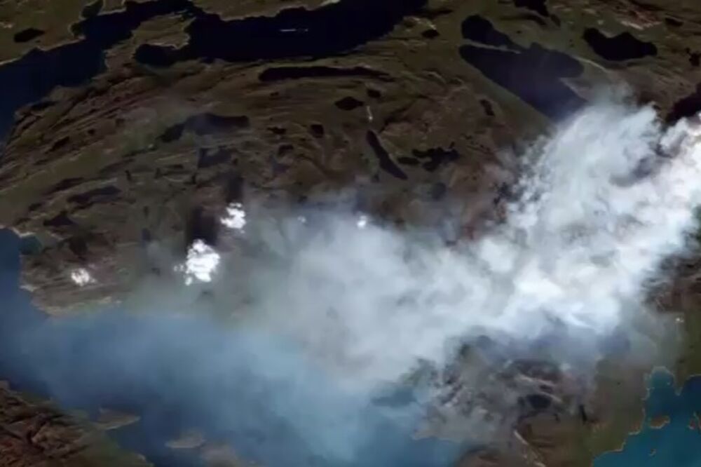 Grenland, požar, Foto: Screenshot (YouTube)