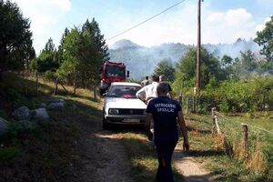 Podgorica: Aktivna dva velika požara