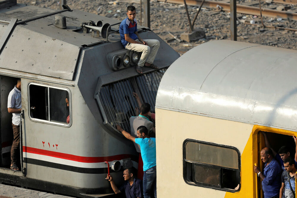 Željeznička nesreća, Egipat, Foto: Reuters