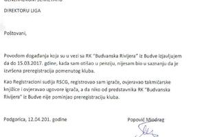 Popović izjavio da nije znao da je Budvanska rivijera...