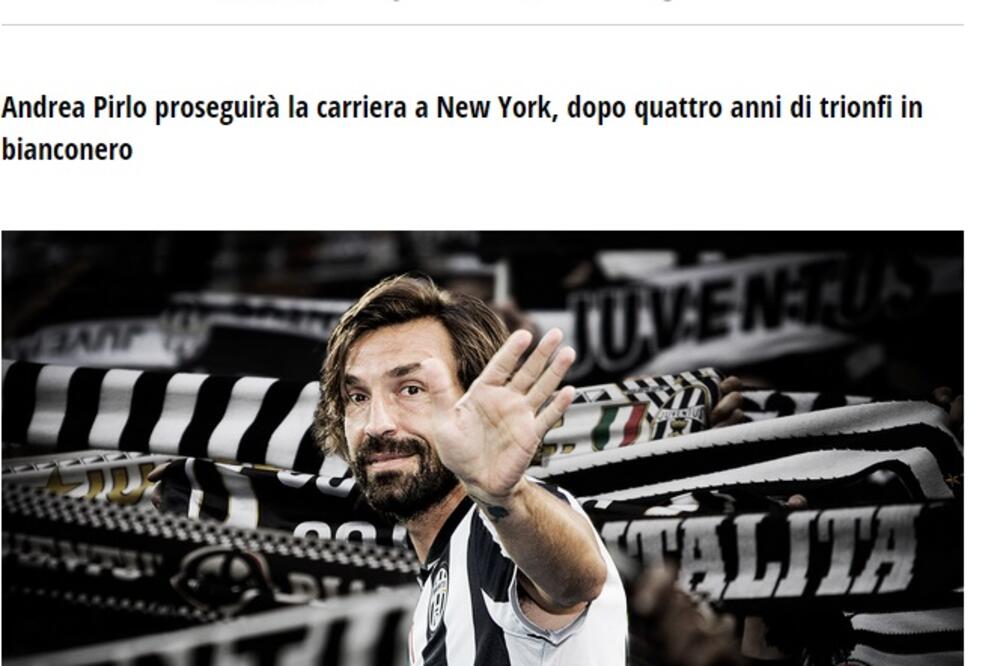 Andrea Pirlo, Foto: Juventus.com