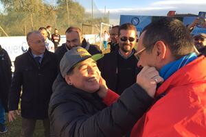 Maradona na treningu Napolija: Biću sa vama u Madridu