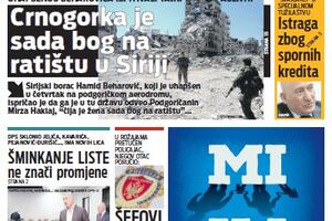 Danas u "Vijestima": Crnogorka je sada bog na ratištu u Siriji;...