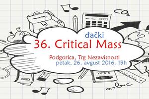 Avgustovski Critical Mass u petak: Vožnja posvećena đacima