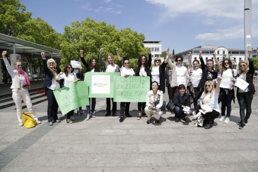 Žene Evrope protiv nasilja,evropska kampanja "Step up! – Istupi!", Foto: Prcentar.me