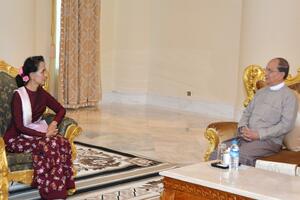 Aung San Su Ći se sastala s predsjednikom da pripremi mirnu...