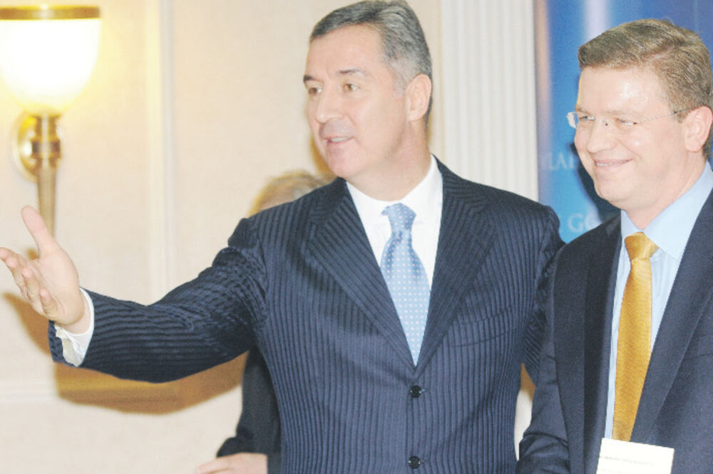 Milo Đukanović, Štefan File, Foto: Savo Prelević