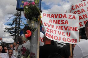 Protestna šetnja u Rožajama: "Anes stradao nedužan, a ubica nije...