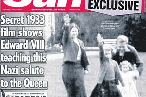 "San" objavio "nacistički pozdrav" kraljice Elizabete