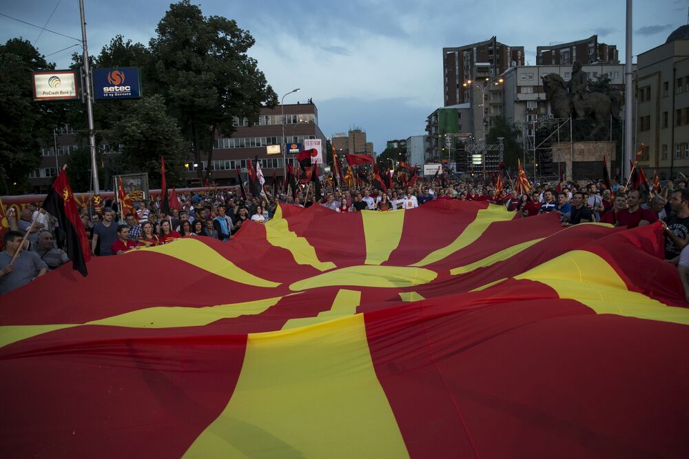 Skoplje miting, Foto: Reuters