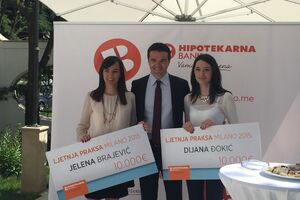 Hipotekarna banka dodijelila dvije stipendije od po 10.000 eura