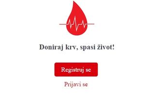 Sa radom počeo sajt za doniranje krvi