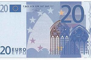 Nova novčanica od 20 eura u februaru