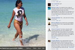 Jamajka: Ministarka kulture u bikiniju izazvala pometnju
