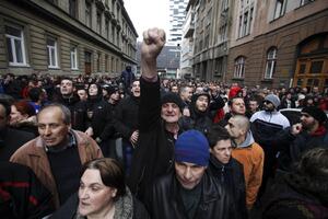 U Zagrebu skup podrške protestima u BiH