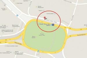 Google Maps na mapu Berlina upisao ulicu Adolfa Hitlera