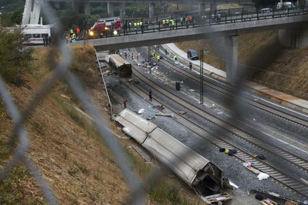 Španija voz nesreća, Foto: Beta/AP