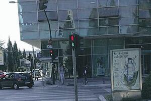 Podgorica: Crveno i zeleno na semaforu u isto vrijeme