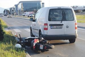 Motociklista teže povrijeđen na Starom Aerodromu