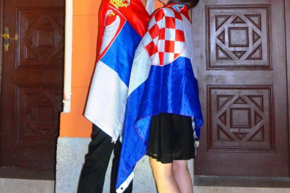 Srbija, Hrvatska, Mostar, poljubac, Foto: Imgur.com
