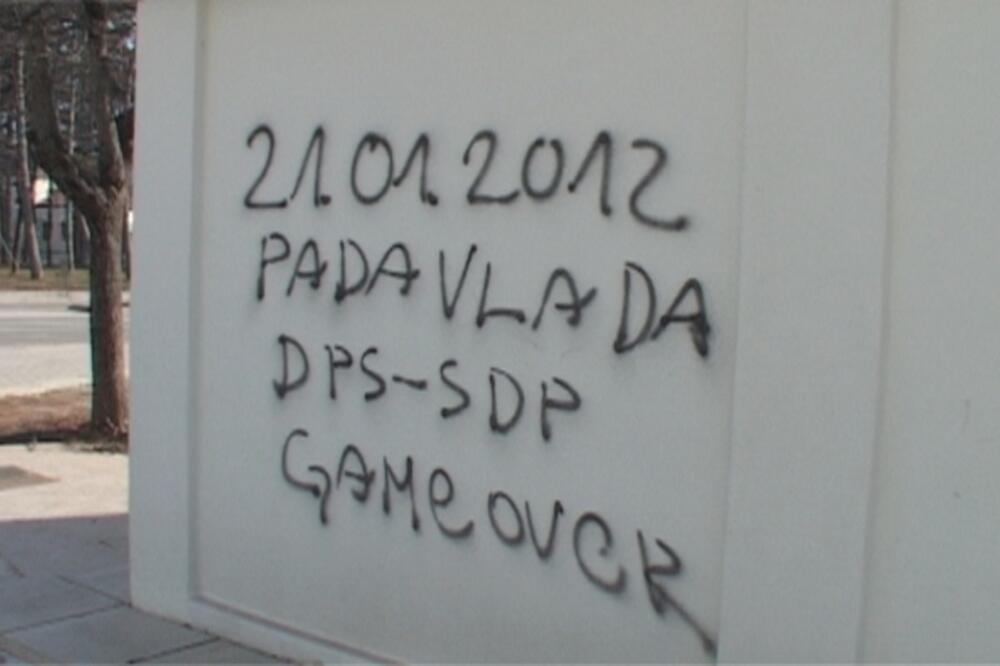 grafiti Nikšić, Foto: Darko Bulatović