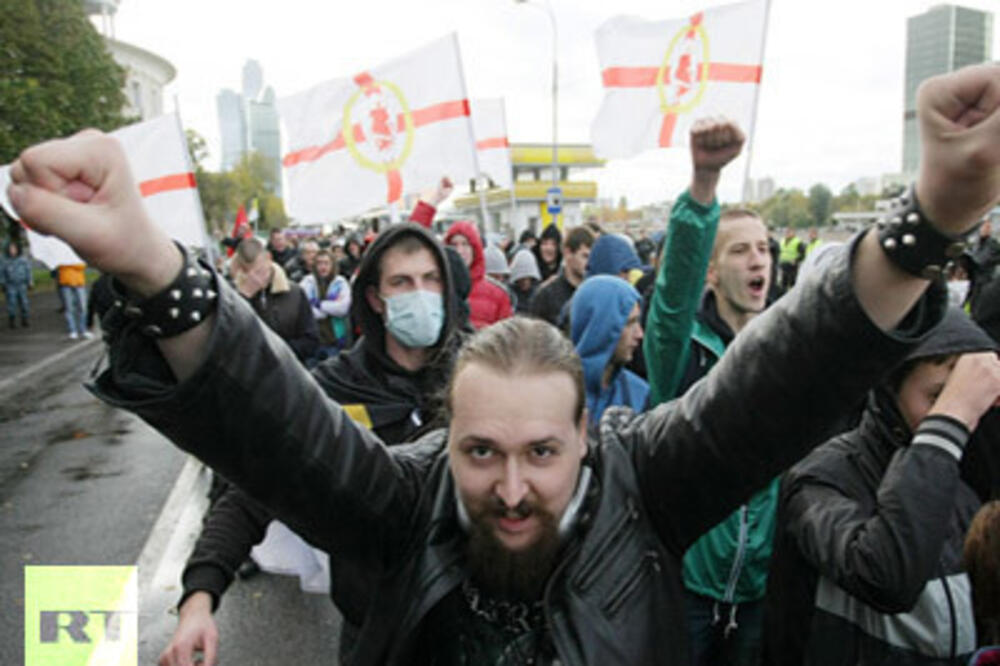 nacionalistički skup na Trgu Manjež u Moskvi, Foto: Rt.com