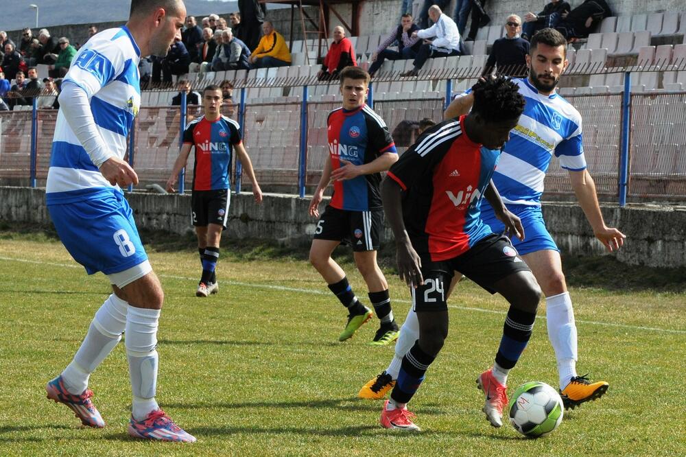 Sa utakmice Mornar - Rudar u Nikšiću, Foto: Milan Šapurić