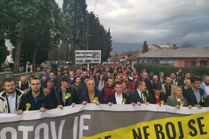 Protest u Danilovgradu: "Kada oslobodimo institucije i dalje ih...