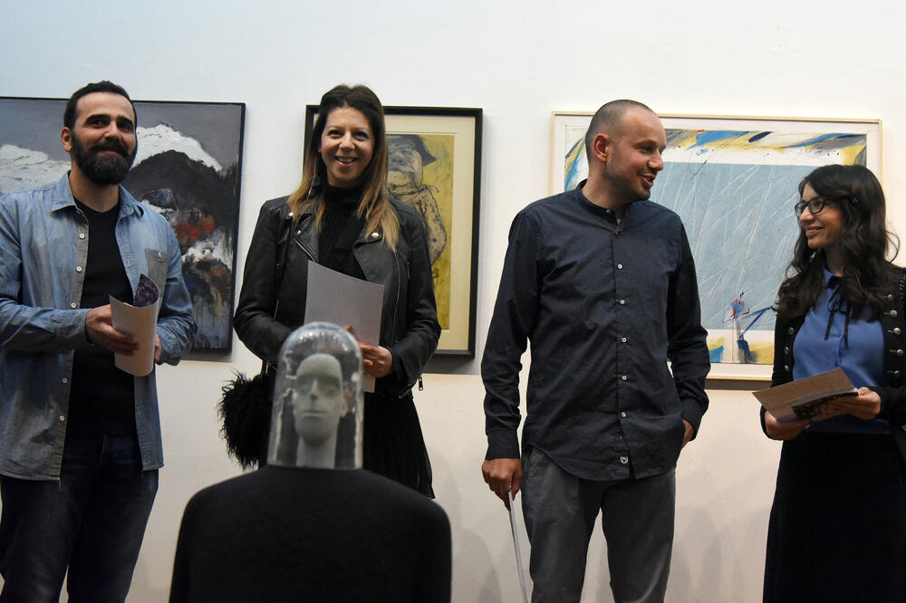 Nagrađeni: Pavićević, Đuranović, Rastoder i Šofranac, Foto: Boris Pejović