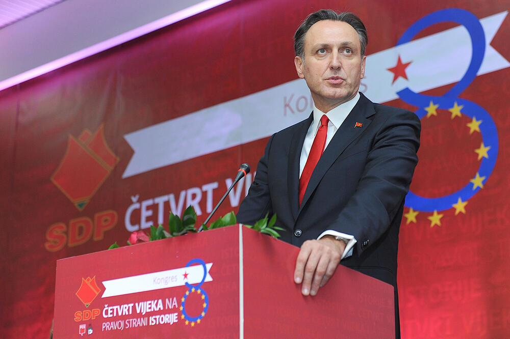 Ranko Krivokapić ostaje u stranci, za predsjednika vjerovatno jedan kandidat: Sa prethodnog Kongresa SDP-a, Foto: Boris Pejović