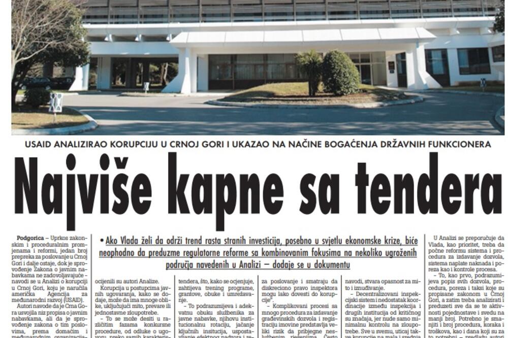 Vijesti, 2. avgust 2009, Foto: Arhiva Vijesti