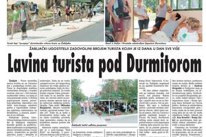 Vremeplov: Lavina turista pod Durmitorom