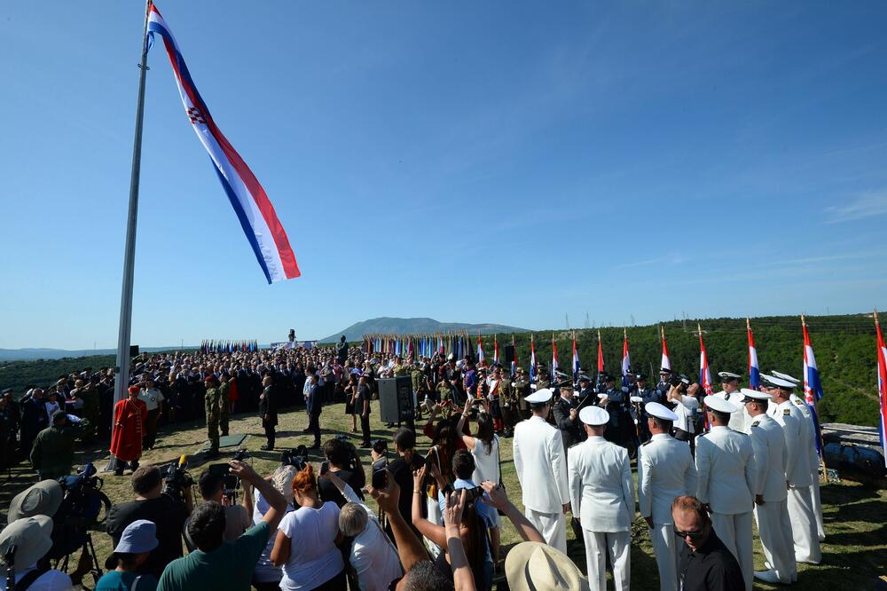 Sa današnje ceremonije u Kninu, Foto: Betaphoto