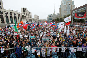 "Rusija će biti slobodna": U Moskvi najveći protest od 2013. godine