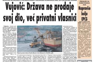 VREMEPLOV Vujović: Država ne prodaje svoj dio, već privatni...